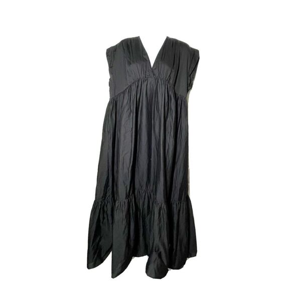 ENRICA black maxi dress Made in Japan one size fits all NWT - Picture 4 of 11